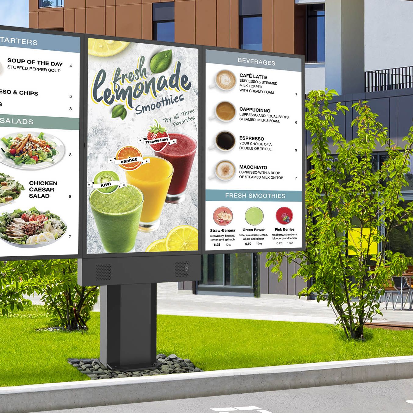 Digital Drive Thru Menu Board